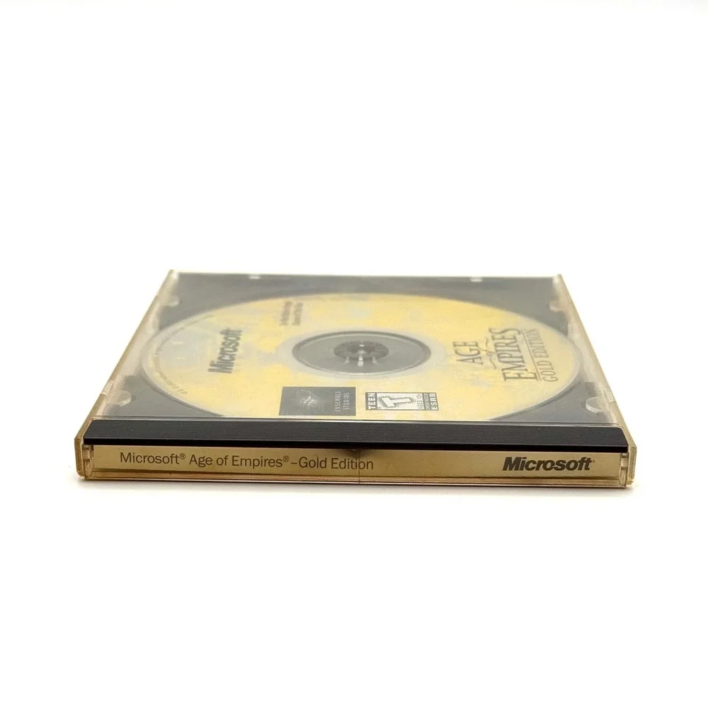 Age of Empires Gold Edition PC CD-ROM Game 1999 Microsoft Jewel Case
